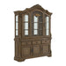 Madison Park - Server & Hutch With Led - Walnut - Stylish Home Furniture