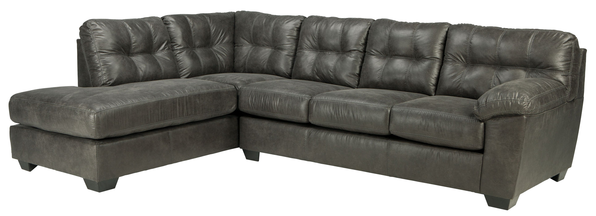 Fallston - Slate - Left Arm Facing Chaise 2 Pc Sectional