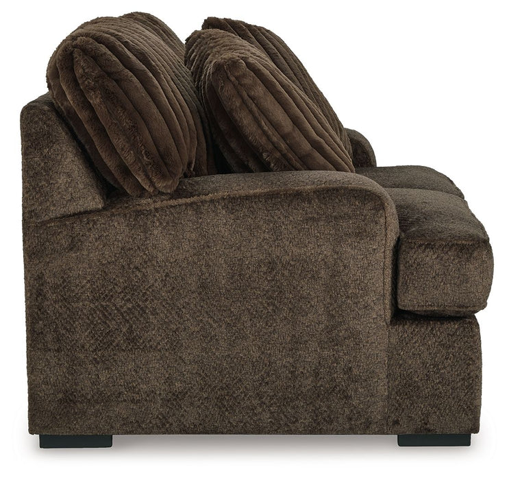 Aylesworth - Loveseat - Chocolate - Stylish Home Furniture