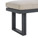 Playa - Dining Bench - Dark Gray / Beige - Stylish Home Furniture