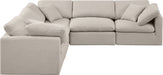 Indulge - Linen 5 Piece Modular Corner Sectional - Stylish Home Furniture