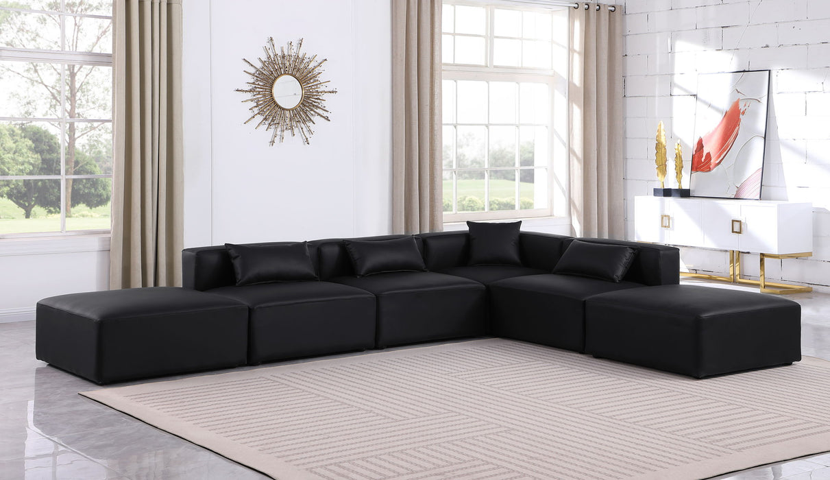 Cube - 6 Piece Modular Corner Armless Sectional