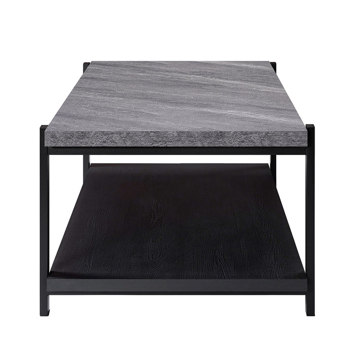 Linea - 3 Piece Occasional Set (1 Coffee & 2 End Tables) - Dark Gray - Stylish Home Furniture