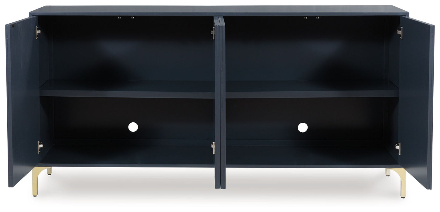 Loirwick - Accent Cabinet - Dark Blue
