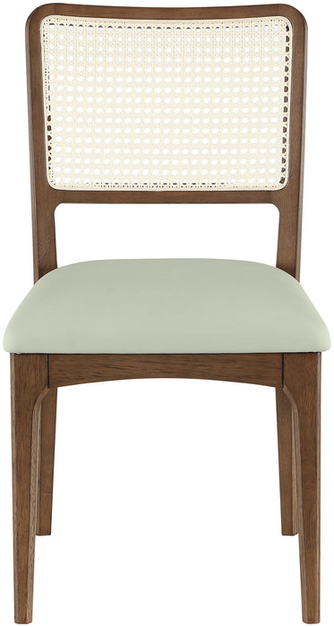 Atrium - Upholstered Seat Dining Chair With Brushed Brown Base (Set of 2)