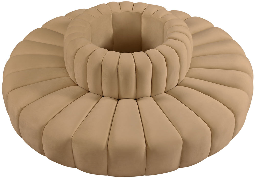 Arc - Velvet 8 Piece Round Modular Sofa