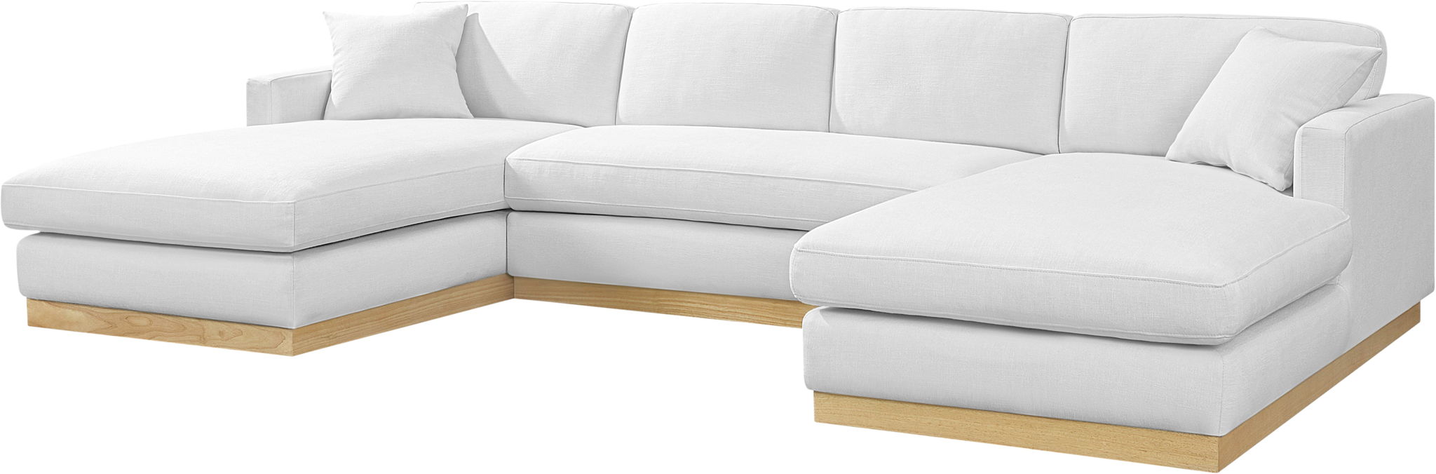Johanna - 3 Piece Sectional - Natural Base - Stylish Home Furniture