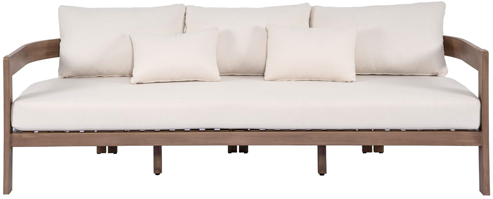 Newport - Water Resistant Fabric 86.75" Upholstered Outdoor Patio Sofa