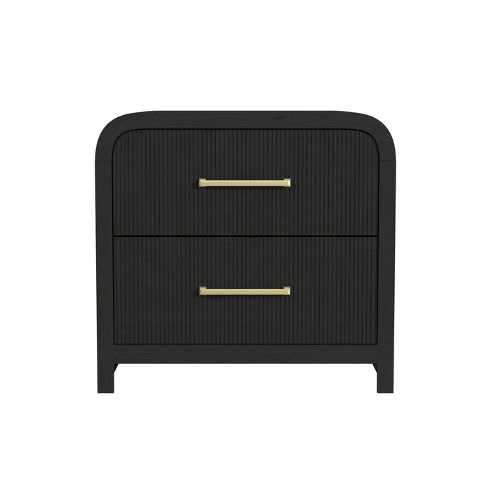Ridgemont - 2-Drawer Nightstand With USB - Stylish Home Furniture