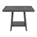Seneca - Square Counter Table With Lazy Susan - Stylish Home Furniture