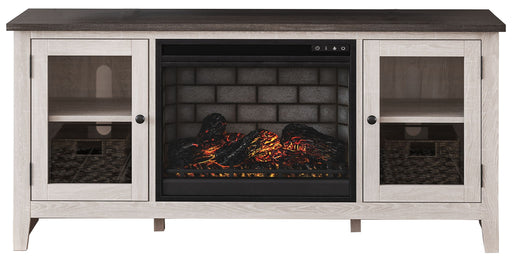 Dorrinson - TV Stand With Fireplace Insert