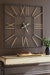 Thames - Wall Clock - Black / Gold Finish - Stylish Home Furniture