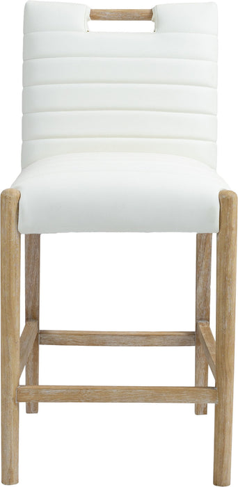 Aimee - Counter Stool - Light Brown Legs