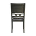 Amherst - Dining Side Chair With Fabric Cushion Side Stretcher (Set of 2) - Gray Finish - Stylish Home Furniture