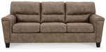 Navi - 3 Pc. - Sofa, Loveseat, Rocker Recliner - Fossil - Stylish Home Furniture
