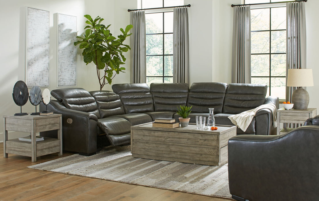 Center Line - Power Recliner Sectional - Stylish Home Furniture