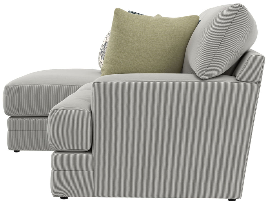 Stockbridge - Sectional With Comfort Coil Seating And 9 Accent Pillows Included - Stylish Home Furniture