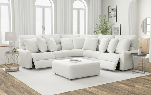 Majesty - Deep Seating Power Reclining Sectional And Ottoman - Stylish Home Furniture