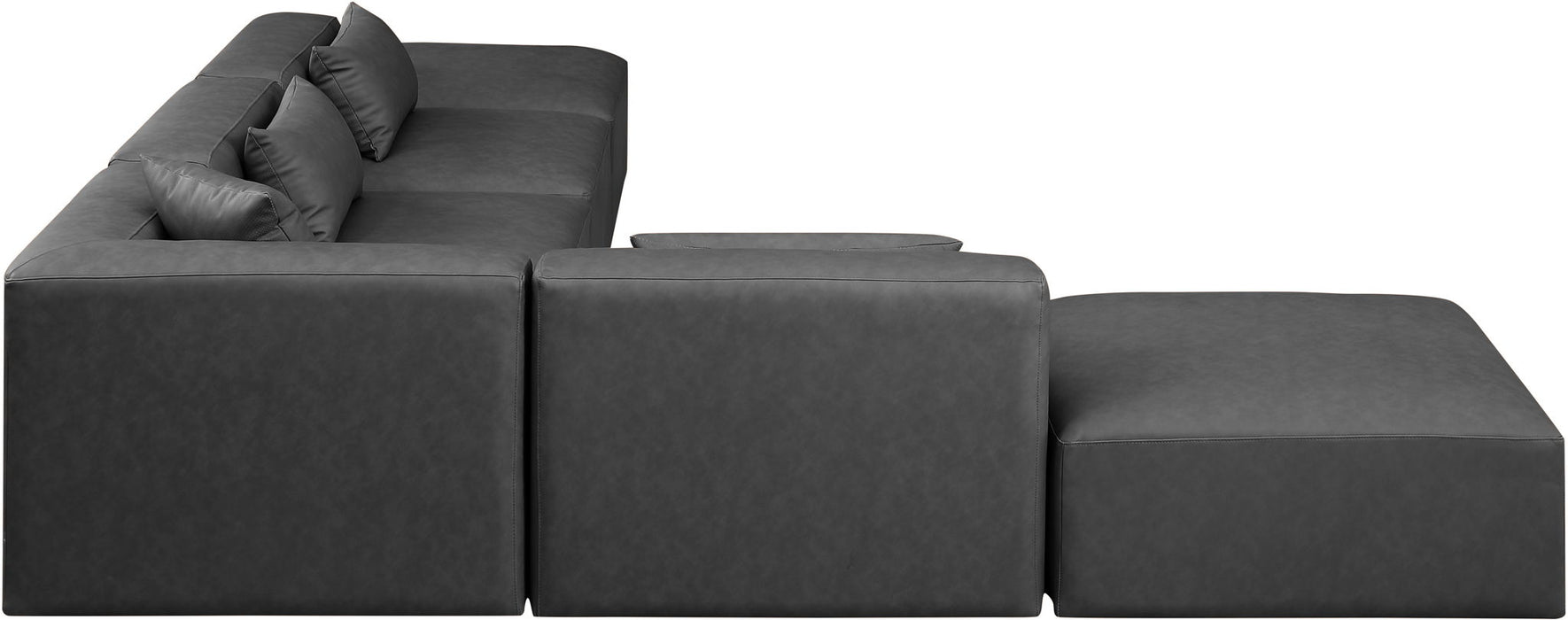 Cube - 6 Piece Modular Corner Armless Sectional