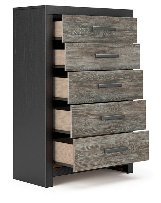 Broachmyn - Five Drawer Chest - Stylish Home Furniture
