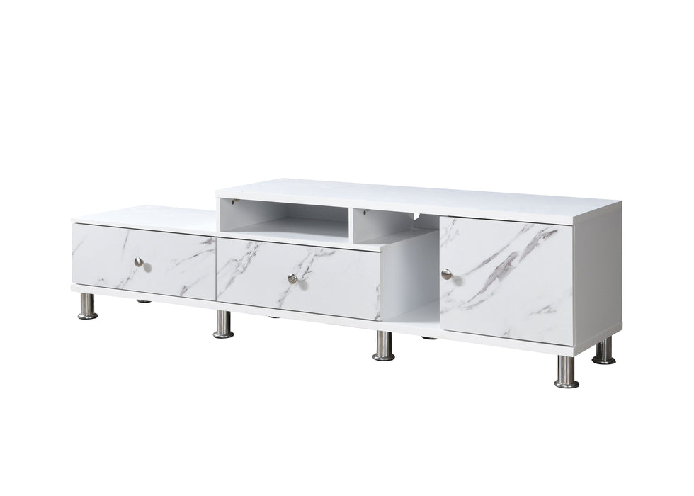 Tessa - TV Stand - White