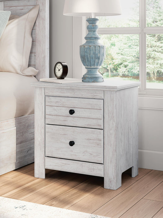 Makidern - Two Drawer Night Stand - Stylish Home Furniture