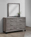 B377 - Dresser And Mirror Closeout Special - Dark Gray - Stylish Home Furniture