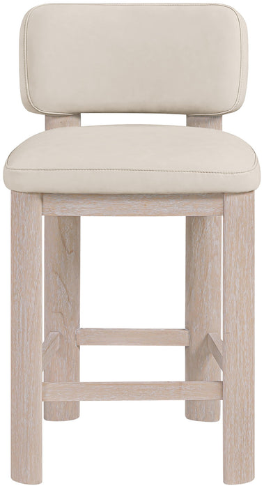 Paloma - Faux Leather Upholstered Counter Stool (Set of 2)