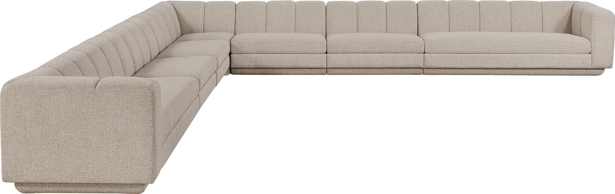 Modari - Sectional - Beige - Stylish Home Furniture