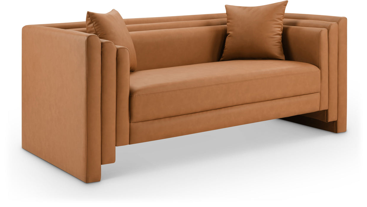 Everett - Vegan Leather Upholstered Loveseat