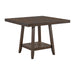 Seneca - Square Counter Table With Lazy Susan - Stylish Home Furniture