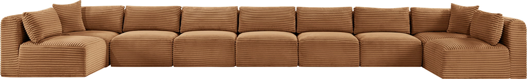 Shaggy - Fabric 9 Piece Modular Sectional