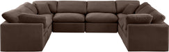 Indulge - Velvet 8 Piece Modular Sectional - Stylish Home Furniture