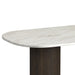 Sylvie - Oval Dining Table With Faux Marble Top - Stylish Home Furniture