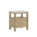 Jonas - Nightstand With USB - Natural - Stylish Home Furniture
