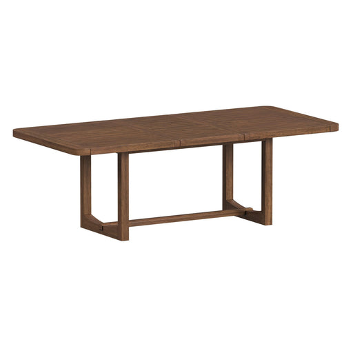 Glinda - Dining Table With 18" Leaf - Brown - Stylish Home Furniture