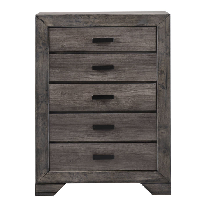Nathan - Chest - Gray Oak Finish - Stylish Home Furniture