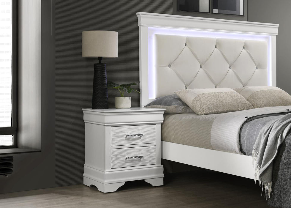 B396 - Nightstand - White