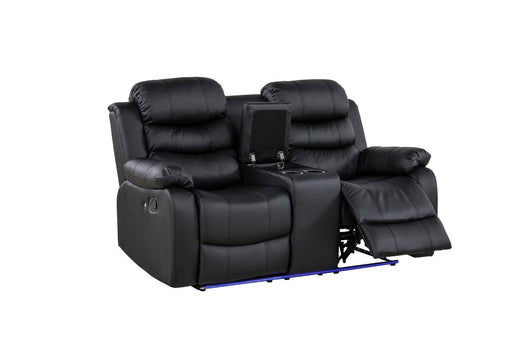 U190 - Motion Sofa - Black - Stylish Home Furniture
