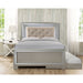 Platinum - Youth Full Platform Bed With Trundle - Сhampagne - Stylish Home Furniture