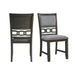 Amherst - Dining Side Chair With Fabric Cushion Side Stretcher (Set of 2) - Gray Finish - Stylish Home Furniture