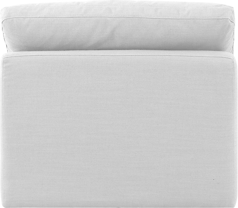 Indulge - Linen Armless Chair - White - Stylish Home Furniture