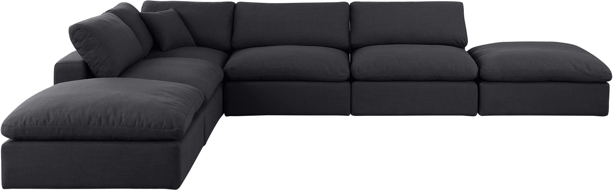 Comfy - 6 Piece Linen Modular Sectional