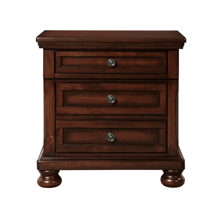 Kingston - Nightstand With Power - Walnut - Stylish Home Furniture