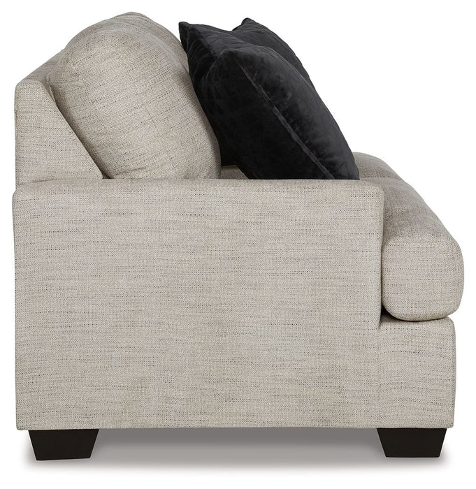 Vayda - Loveseat - Pebble - Stylish Home Furniture
