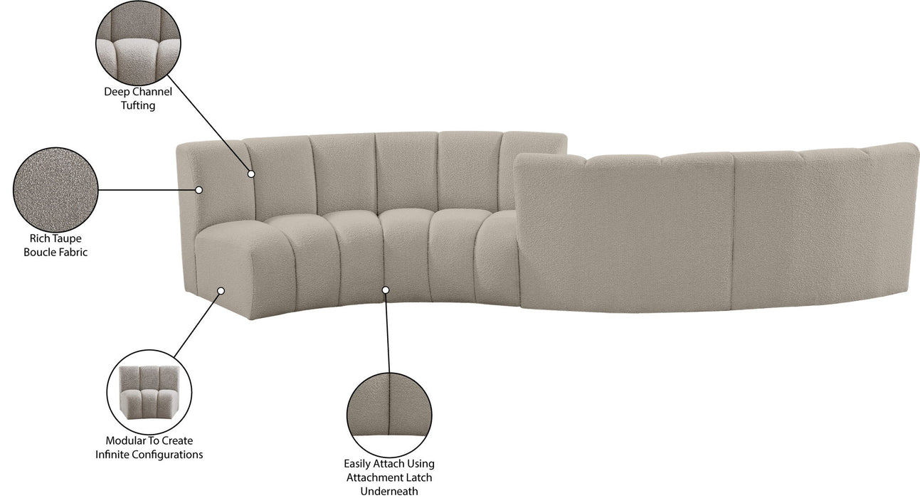 Infinity - 4 Piece Boucle Modular Sectional