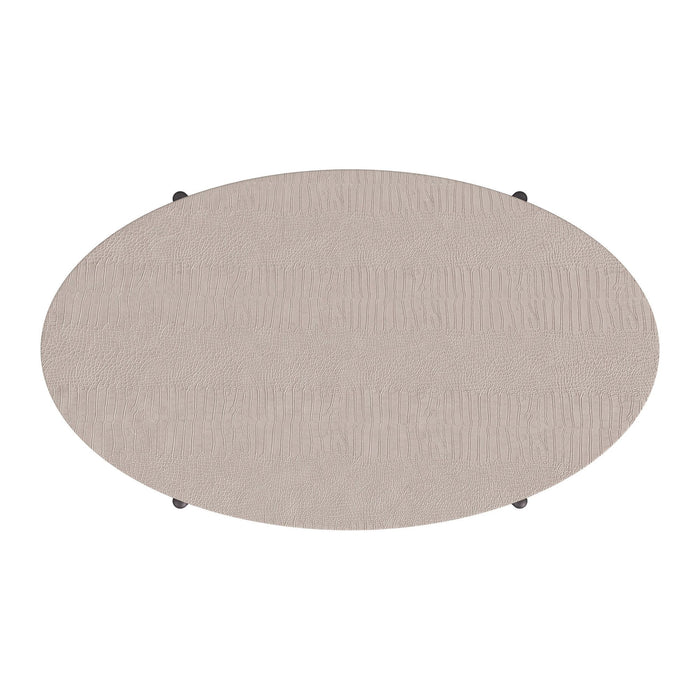 Nica - Lift Top Coffee Table - White And Brown - Stylish Home Furniture