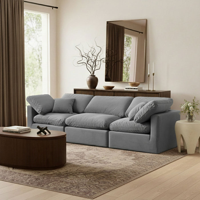 Indulge - Velvet 3 Seat Modular Sofa