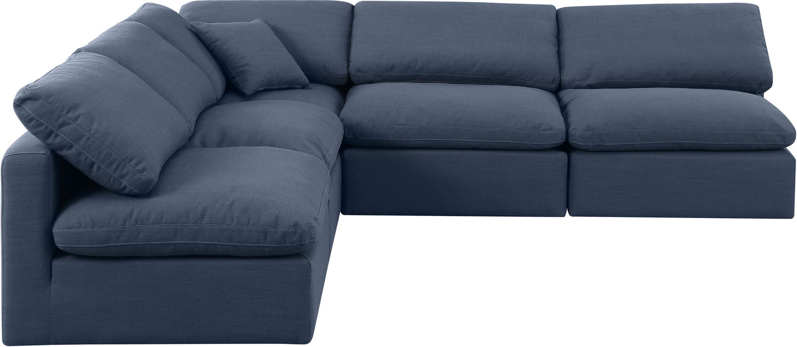 Indulge - Linen 5 Piece Modular Corner Armless Sectional - Stylish Home Furniture