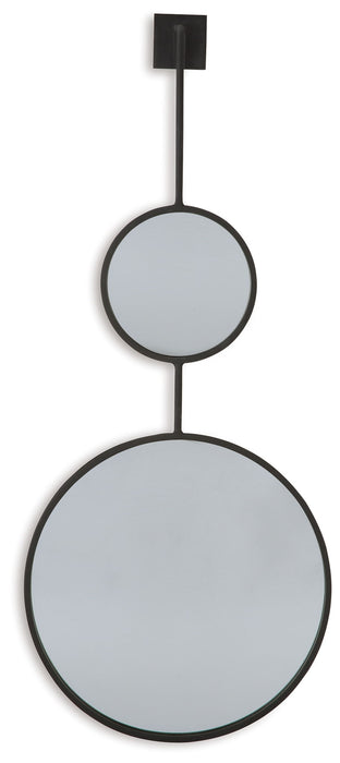 Brewer - Accent Mirror - Black - Stylish Home Furniture